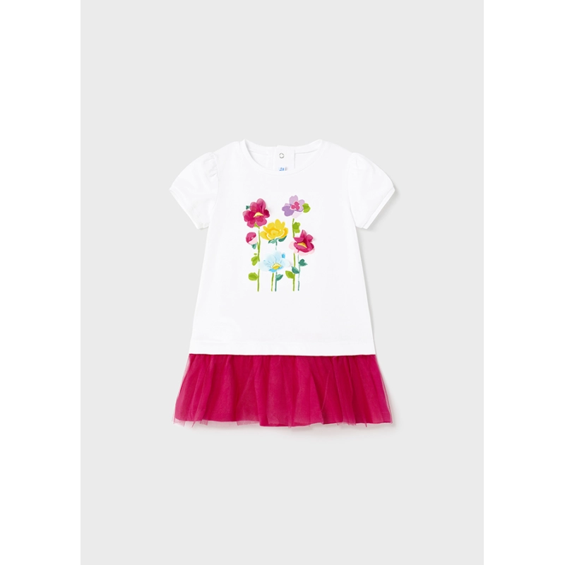 Vestido Combinado Tul Mayoral