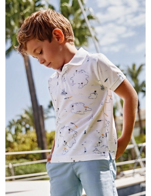 Polo M/C Estampado Mayoral