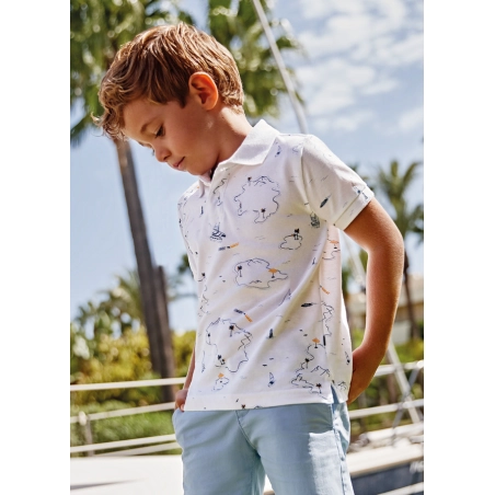 Polo M/C Estampado Mayoral