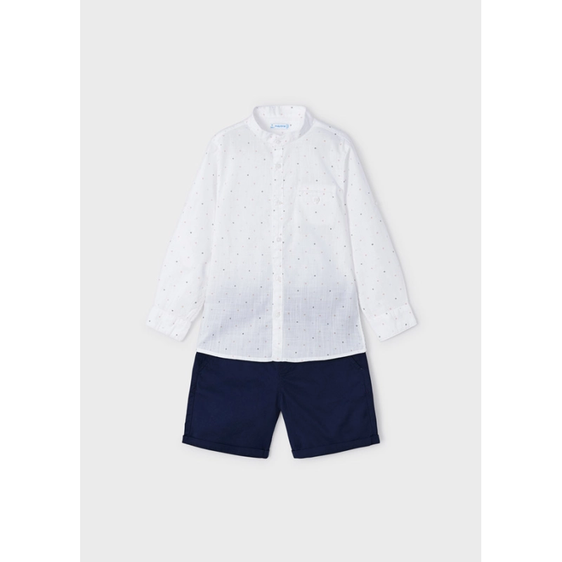 Conj. Bermuda Camisa M/L Mao Mayoral