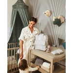 Libro de Nacimiento I Love Vichy de Walking Mum Gris