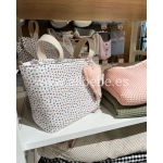 Bolsa Minibag Two Iris de Giraffa Bianca e Blu