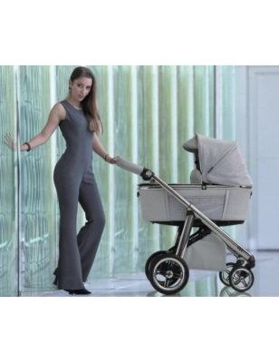 Cochecito 2 Piezas Bébécar Via Plus Cromado