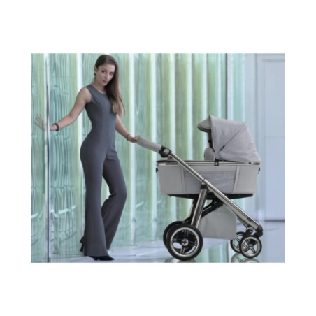 Cochecito 2 Piezas Bébécar Via Plus Cromado
