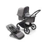 Cochecito 2 piezas Bugaboo Fox 5 Completo Negro / Gris Melange