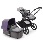 Cochecito 2 piezas Bugaboo Fox 5 Grafito / Gris Melange - Astro Purple