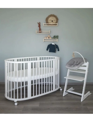 Cama Cuna Convertible Sleepi V3 de Stokke blanco