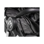 Cochecito Gemelar Easy Twin 4 de Baby Monsters Silver / Negro