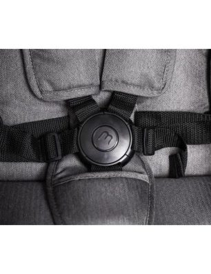 Cochecito Gemelar Easy Twin 4 de Baby Monsters Silver / Negro