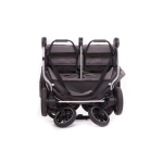 Cochecito Gemelar Easy Twin 4 de Baby Monsters Silver / Negro
