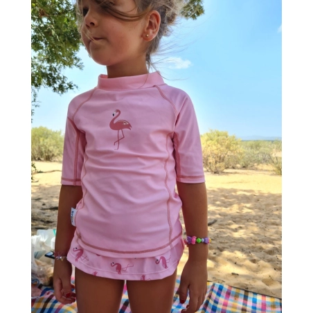 Camiseta Manga Corta Flamingos de Btbox