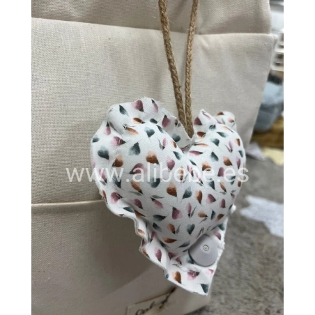 Colgante Corazón Iris de Giraffa Bianca e Blu