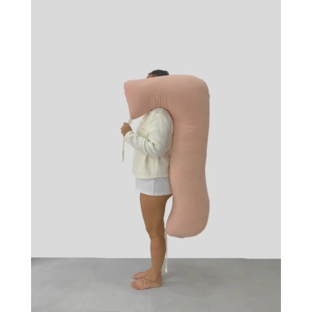 Cojín Medio Cuerpo de Simple Family Rosa Himalaya