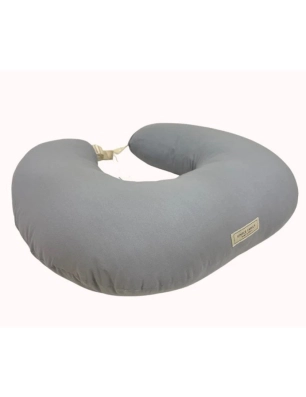 Cojín Lactancia Media Luna de Simple Family Gris Niebla