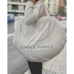 Cojín Lactancia Media Luna de Simple Family Gris Niebla