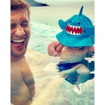 Bañador Pañal con Sombrero de Zoocchini Tiburón