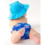 Bañador Pañal con Sombrero de Zoocchini Tiburón