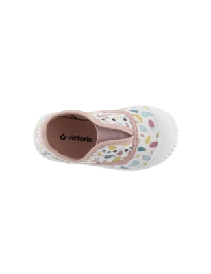 Zapatilla Inglesa Elástico Lona & Print de Victoria