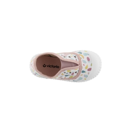 Zapatilla Inglesa Elástico Lona & Print de Victoria