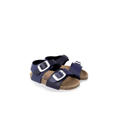 Sandalias Bio Hebillas de Garvalin Marino