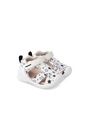 Sandalias Estampadas de Biomecanics Blanco