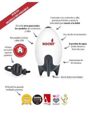 Mecedor Rockit para Carrito Recargable