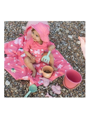 Bañador Pañal Flowers con Volante Monnëka