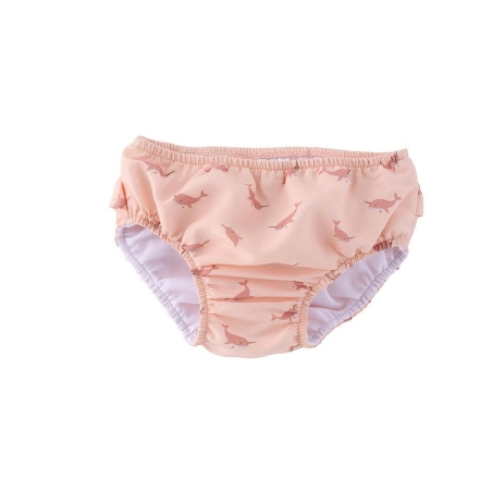 Bañador Pañal Narval con Volante Monnëka