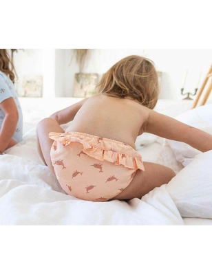 Bañador Pañal Narval con Volante Monnëka