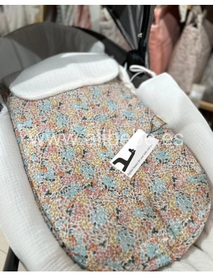 Saco Cuco Melissa Interior Bámbula Giraffa Bianca e Blu