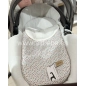Saco Cuco Iris Interior Bámbula Giraffa Bianca e Blu