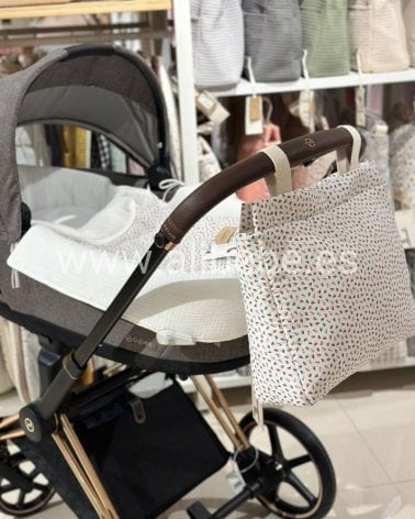 Saco Cuco Iris Interior Bámbula Giraffa Bianca e Blu