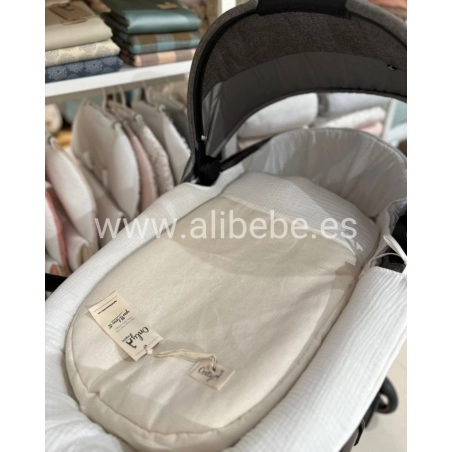 Saco Cuco Essenza Interior Bámbula Giraffa Bianca e Blu