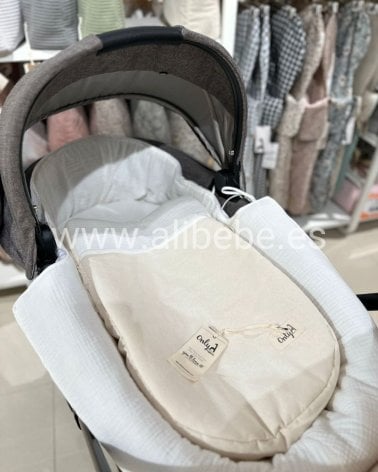 Saco Cuco Essenza Interior Bámbula Giraffa Bianca e Blu