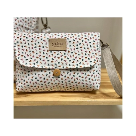 Neceser Iris de Giraffa Bianca e Blu