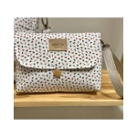 Neceser Iris de Giraffa Bianca e Blu
