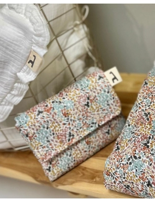 Cambiador de Viaje Melissa Giraffa Bianca e Blu