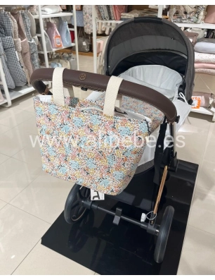 Saco Cuco Melissa Interior Bámbula Giraffa Bianca e Blu