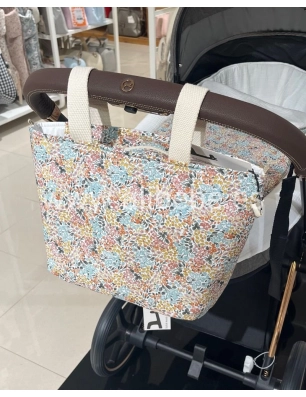 Saco Cuco Melissa Interior Bámbula Giraffa Bianca e Blu