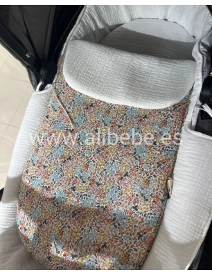 Saco Cuco Melissa Interior Bámbula Giraffa Bianca e Blu
