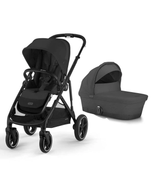 Cochecito de 2 piezas Gazelle S de Cybex Moon Black