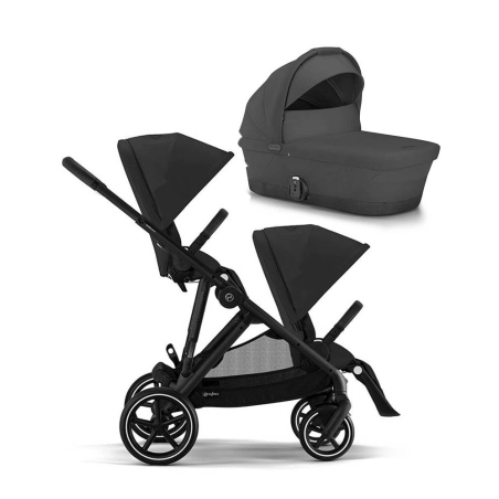 Cochecito Gazelle S de Cybex con Silla Extra Moon Black