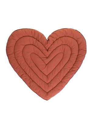 Alfombra de Juegos Corazón Childhome Terracota
