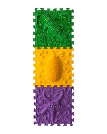 Alfombra Sensorial Trio de Animales de Ortonature