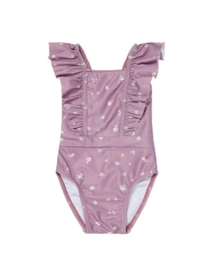 Bañador Volantes Mauve Blossom de Little Dutch