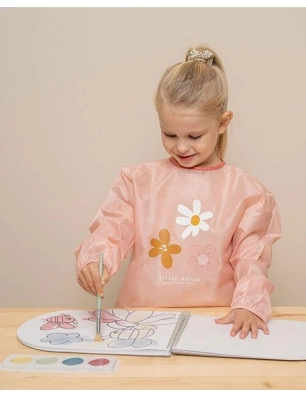 Delantal para Pintar Flowers & Butterflies de Little Dutch