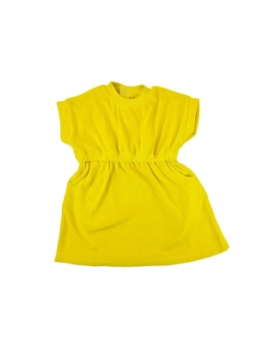 Vestido de Rizo Btbox Mostaza