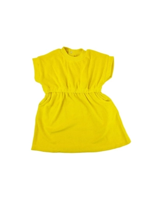 Vestido de Rizo Btbox Mostaza
