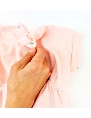 Vestido de Rizo Btbox Rosa