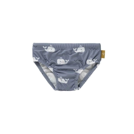 Bañador Pañal con Protección Solar de Fresk Ballenas Azul
